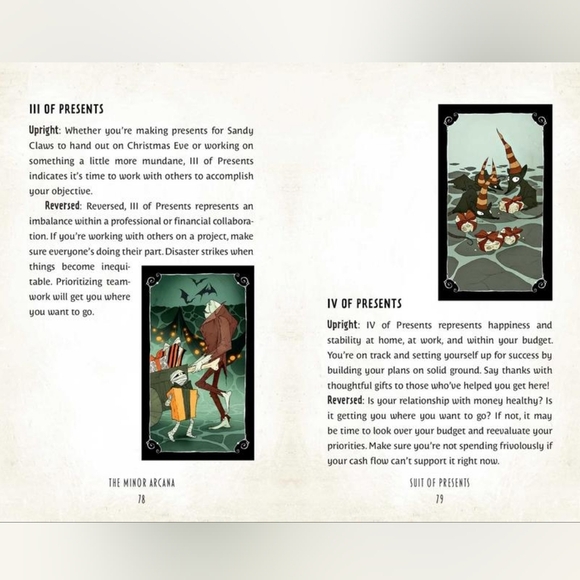 Disney Tim Burton's The Nightmare Before Christmas Tarot Deck and Guidebook - Picture 3 of 8